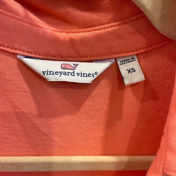 XS Vineyard Vines Striped Long Sleeve Polo - Picture 2 of 3